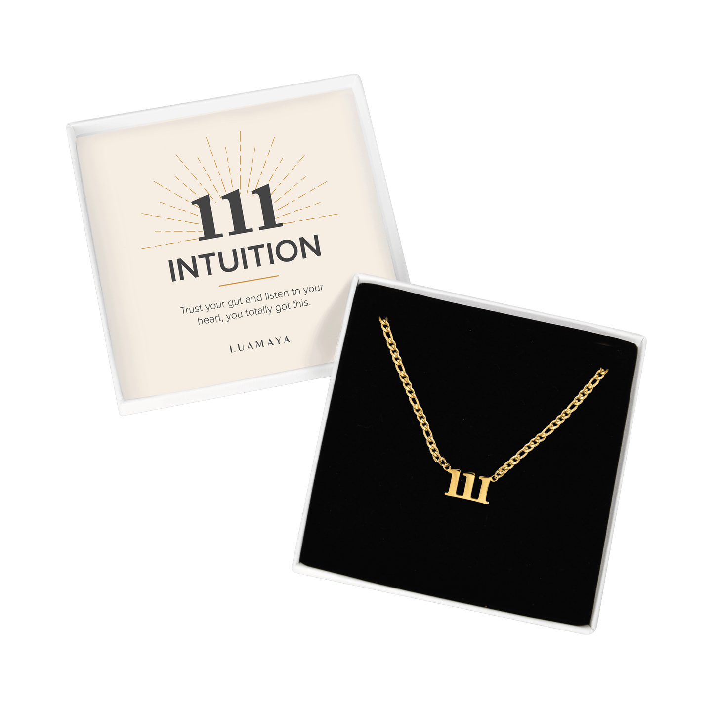 Angel Number 111 Necklace Gold