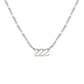 Angel Number 222 Necklace Silber