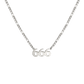 Angel Number 666 Necklace Silber