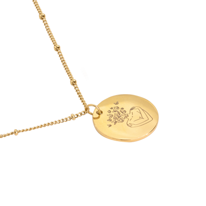Embrace all that you are Necklace Gold
