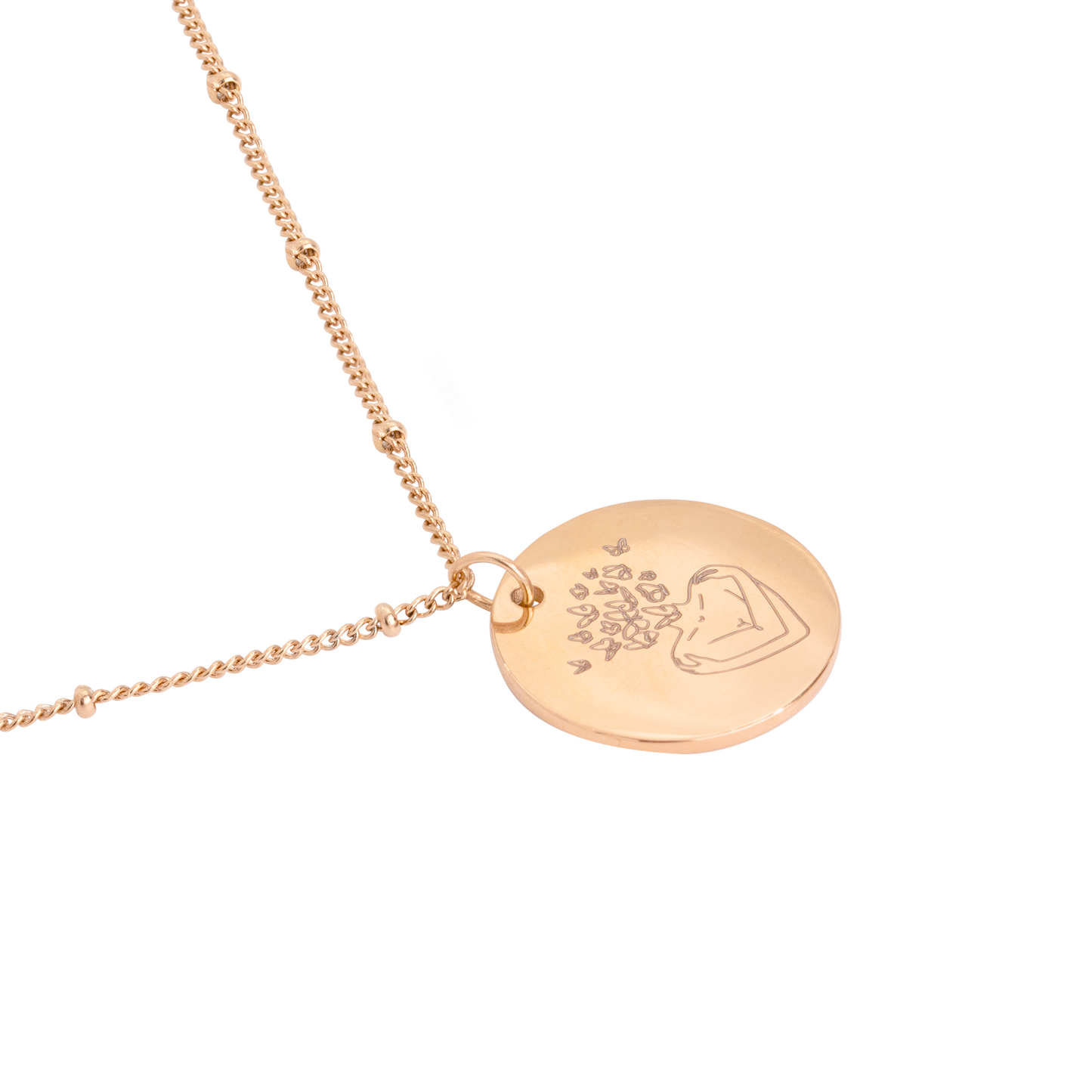 Embrace all that you are Necklace Roségold