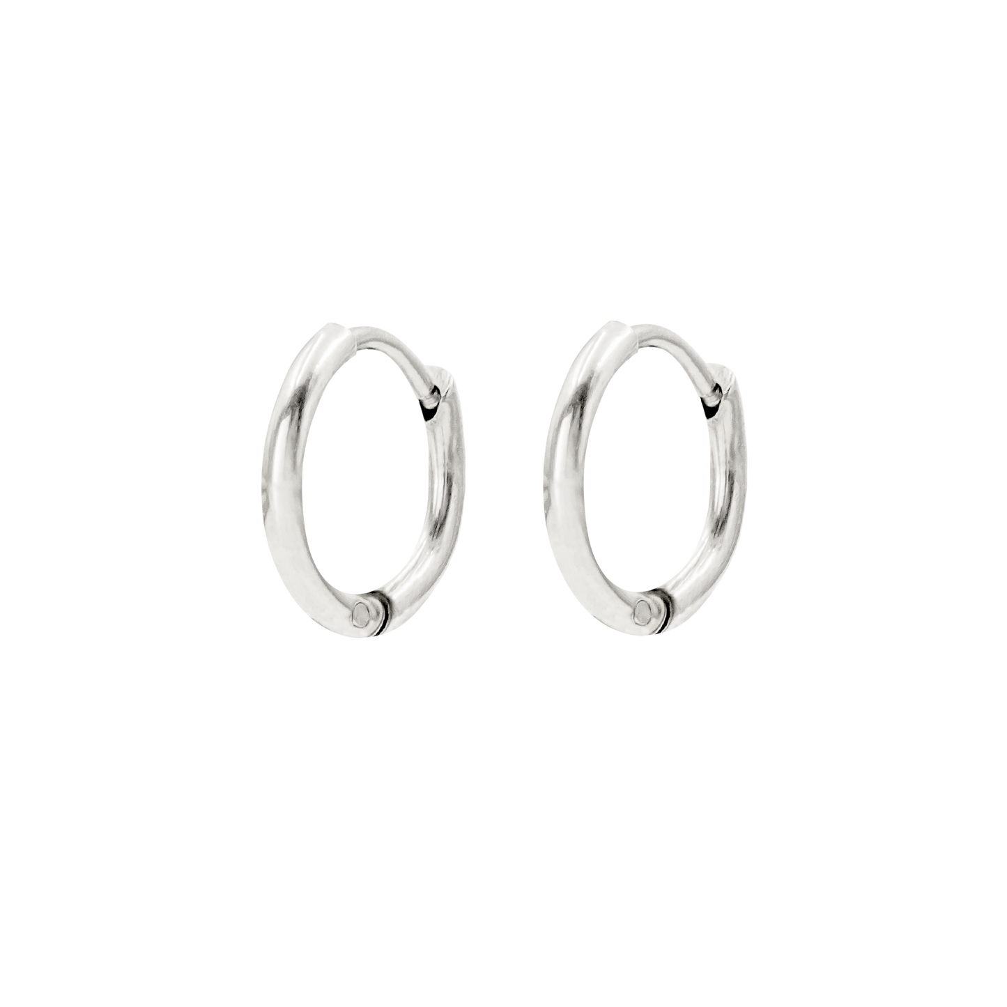 Slim Hoops Small Silber