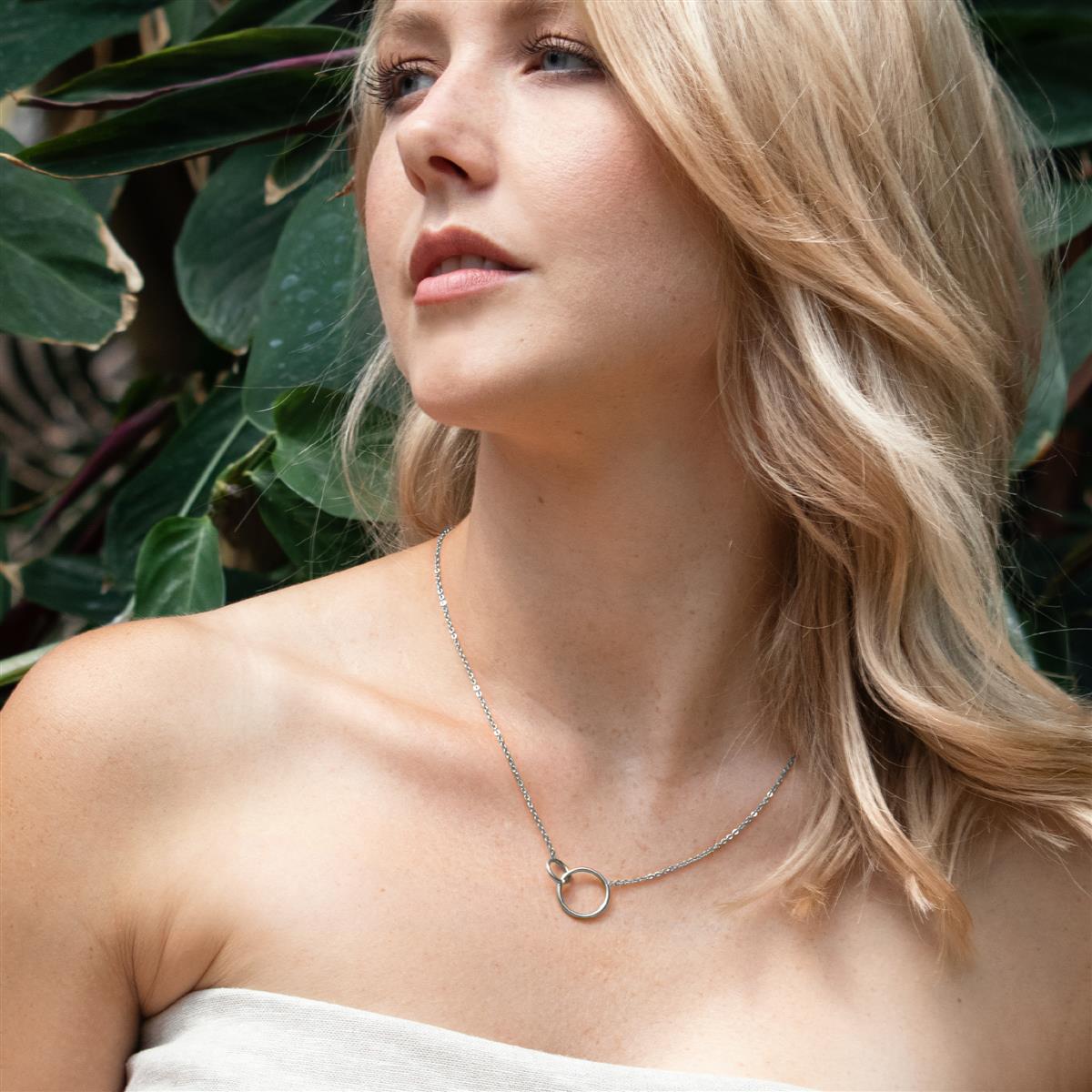 El Caracol Necklace Silber