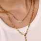 Angel Number 888 Necklace Gold