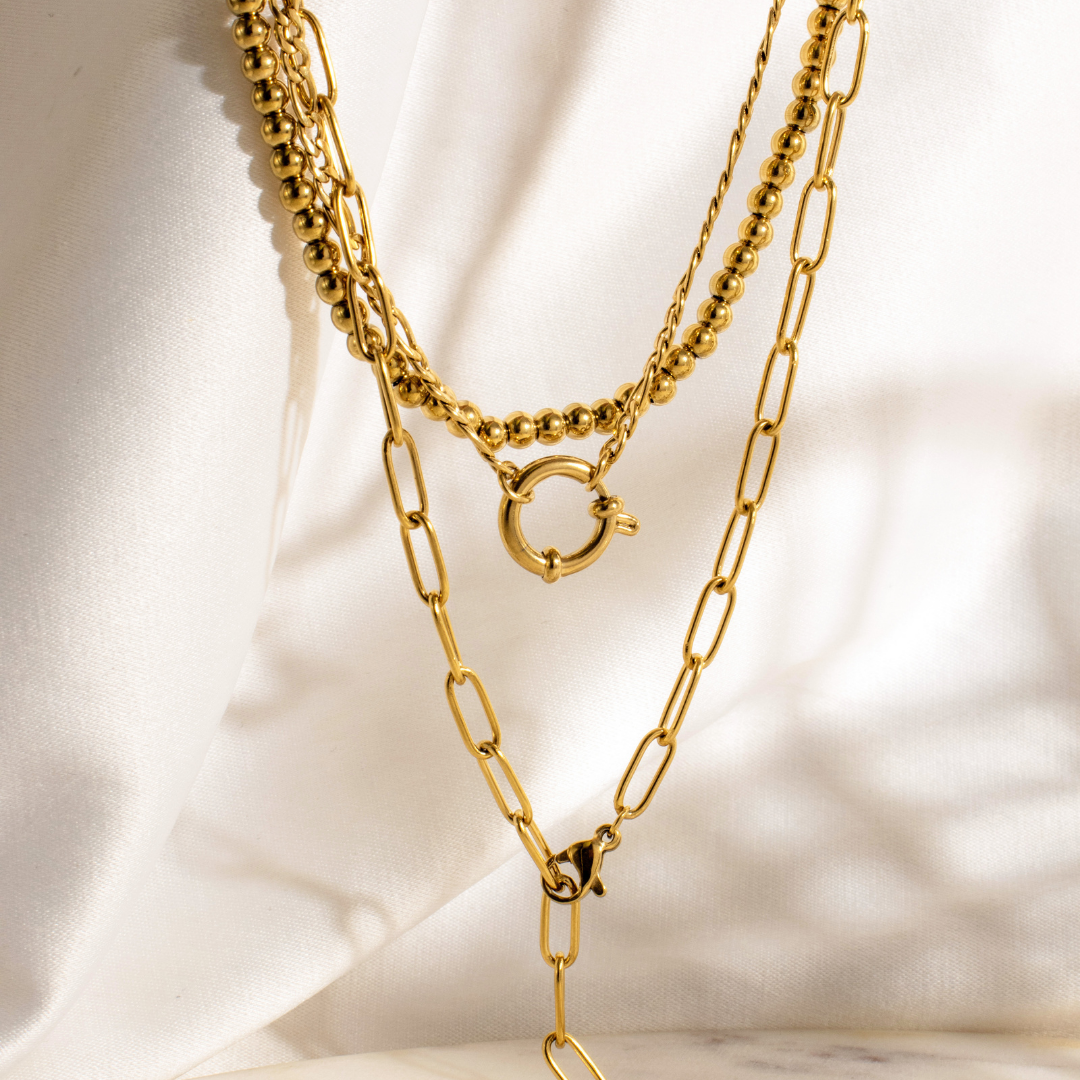 Honey Y-Necklace Gold