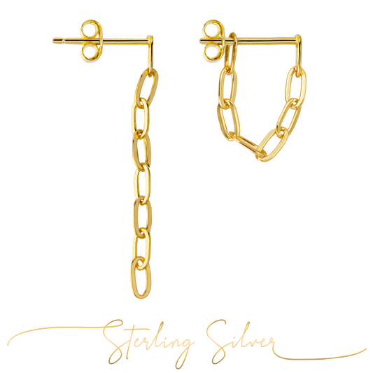 Cadena Earrings Gold
