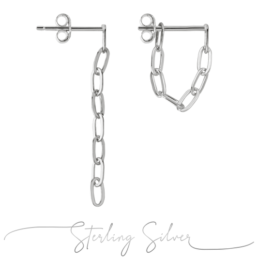 Cadena Earrings Silber