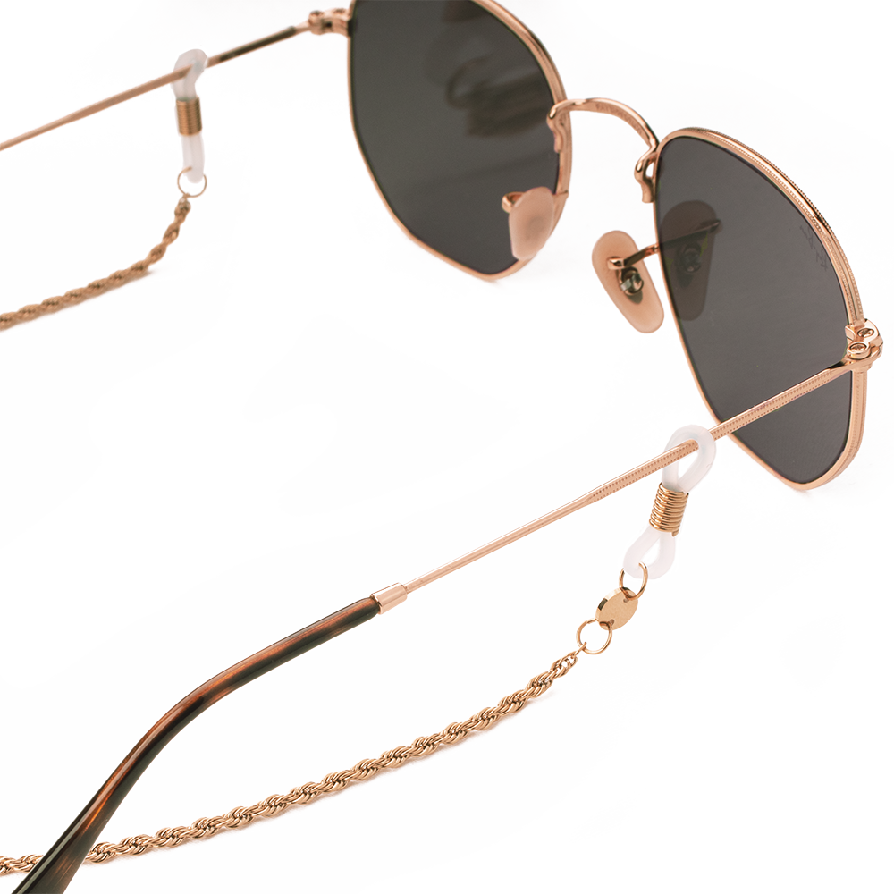 Olas Sunglasses Chain Roségold