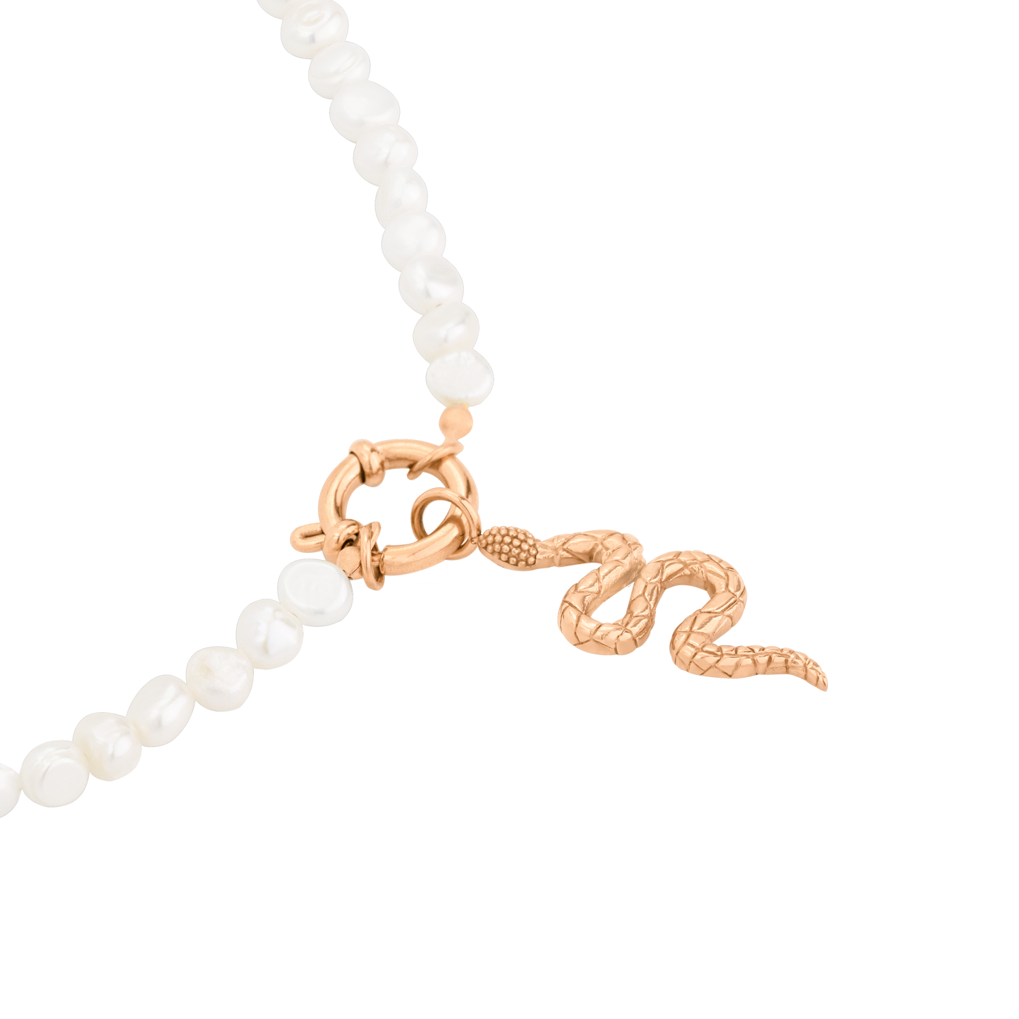 Lola Power Pearl Necklace Set Roségold