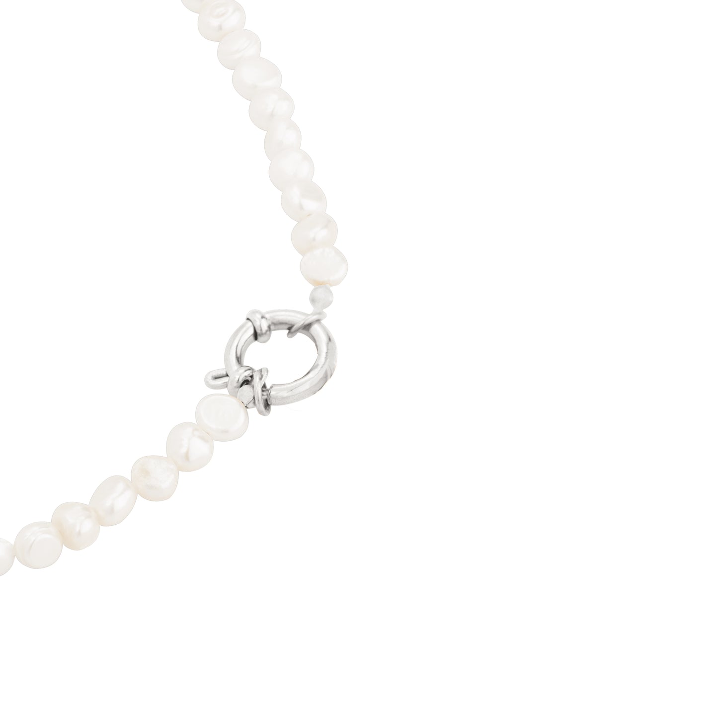 Lola Power Pearl Necklace Silber