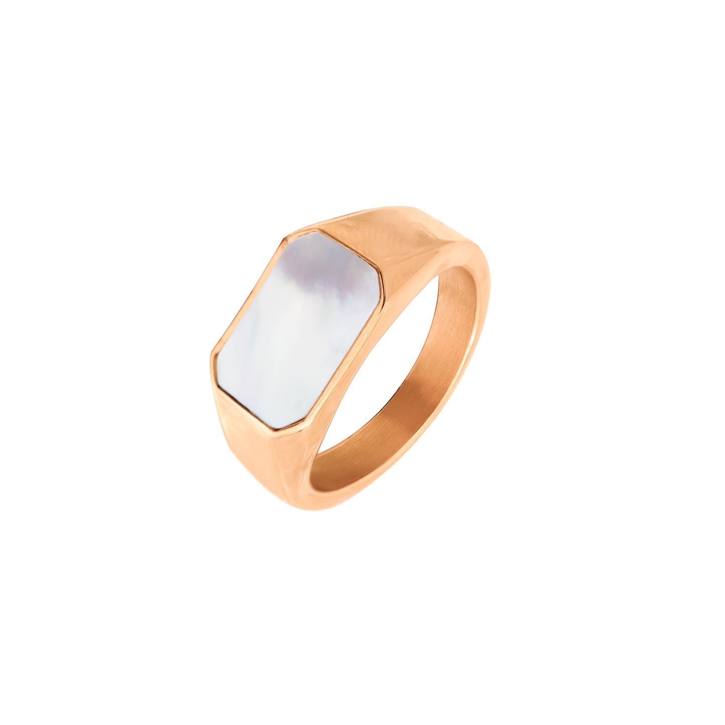 Mother of Pearls Ring Roségold