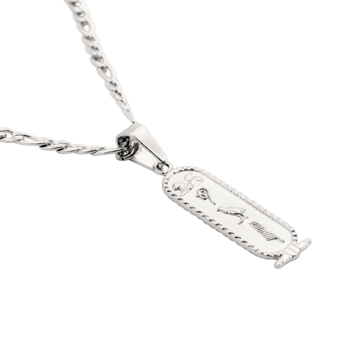 Hieroglyph Necklace Silber