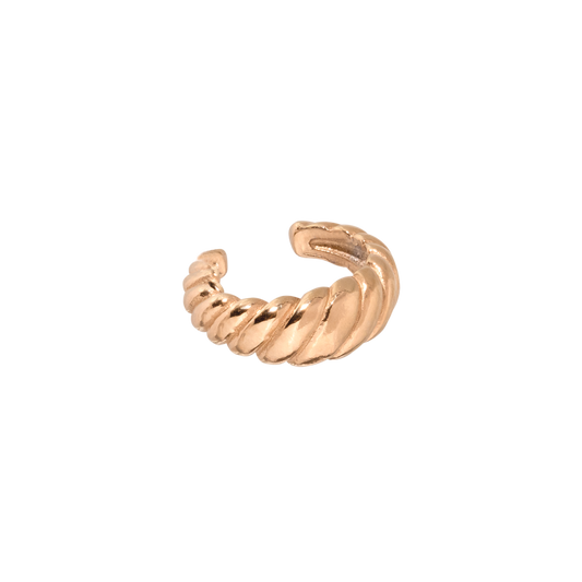 Towel Twist Ear Cuff Roségold